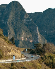 Wall Mural - carro na Serra do Corvo branco, em santa Catarina