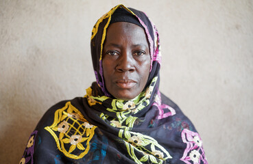 Portrait of African ethnicity woman