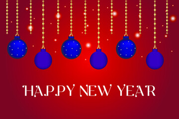 Poster - Happy New Year greeting card