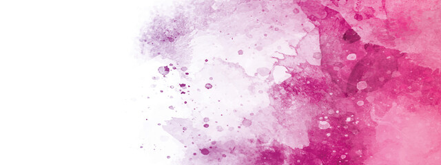 Wall Mural - Abstract powder splatted background. Colorful powder explosion on white background. Pink powder explosion isolated on black background.