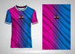 Sport background texture pattern. Sport pattern fabric textile. Sport jersey t-shirt. Soccer jersey mockup for sports club.