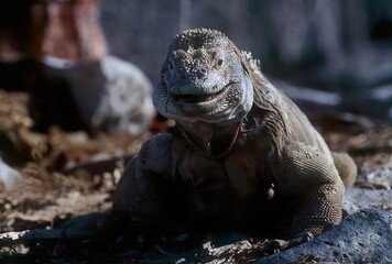 Poster - Galapagos land iguana