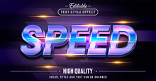 Editable Text Style Effect - Speed Text Style Theme.