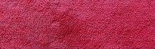 Panorama Of New Red Carpet Fabric Texture And Background Seamless