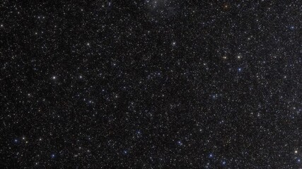 Wall Mural - Flying through the stars in space. Galaxy exploration through outer space towards glowing milky way galaxy.