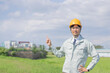 © 茂輝 田代 - ヘルメット建築現場監督