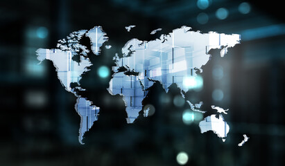 Poster - Social Web Network Background Image