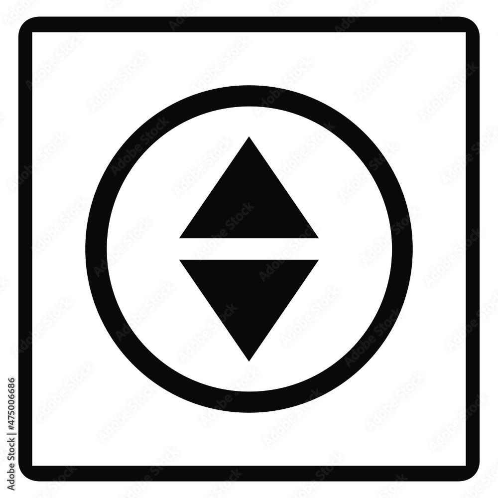 Up and Down Arrow Icon. Arrow sign for web site design, logo, app, UI ...