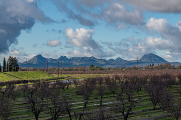 Sutter Buttes Mountain Range