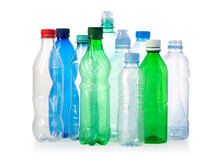 Close Up Of A Plastic Bottles