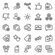 © Graphic Mall - Outline icons for loyalty.