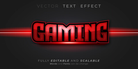 Sticker - Editable text effect Gaming text style concept