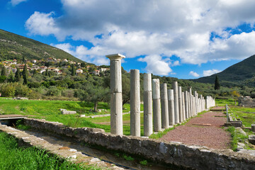 Wall Mural - Ancient Greece. Ancient Messene, one of the most important cities of antiquity. Kalamata, Greece