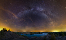 Milky Way In Romantsevskie Gory