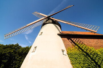 Poster - Traditional White Windmill