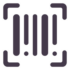 Sticker - barcode flat icon