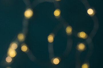 Poster - New year lights background, blurred lights, background for poster