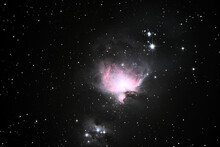 Orion Nebula, Also Known As Messier 42, M42, Or NGC 1976, Is A Diffuse Nebula Located South Of Orion's Belt.
