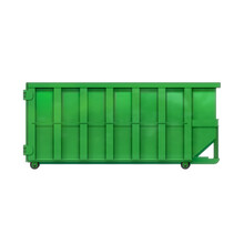 Roll off dumpster - isolated illustration