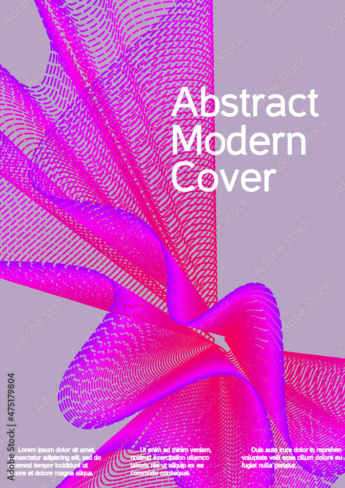 Future futuristic template with abstract current forms for banner ...