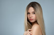© Alena - Portrait of blonde woman with straight hair