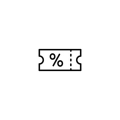 Poster - coupon icon, discount sign vector