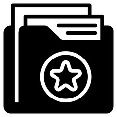 folder glyph icon