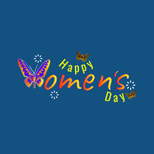 Happy Women's Day Concept. Illustration Vector