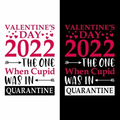 Wall Mural - Valentines day 2022. Funny valentine's day quote, anti valentine's day vector illustration. Good for sticker, poster, textile print, and other gifts design.