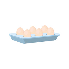 Poster - egg-cup with eggs