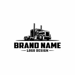 Sticker - trucking industry, american truck, big rig logo vector 