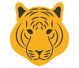 Poster - tiger head icon