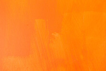 Abstract Orange Texture Background, Orange Paint On Wall, Blank Wall Background