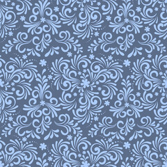  Vintage Retro Abstract Seamless Floral Pattern