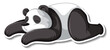 Panda bear animal cartoon sticker