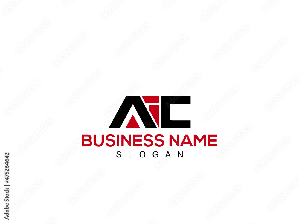 Creative AIC Logo Letter Vector, ai logo design for company Stock ...