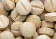 Homeopathic pill supplement. Alternative Medicine. Vitamin capsules.