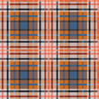 Muted tartan plaid for textile