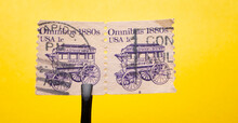 Postal Stamps From USA In Kandy Stamp Exhibition