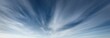 Leinwandbild Motiv Ornamental clouds. Dramatic sky. Soft sunlight. Panoramic image, texture, background, graphic resources, design, copy space. Meteorology, heaven, hope, peace concept