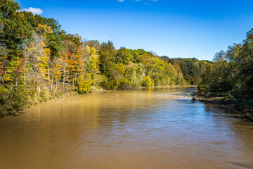 Wall Mural - Sugar Creek Parke County Indiana