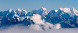 Fototapeta Tulipany - The Himalayas Range above clouds, Nepal