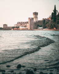 Poster - Beautiful shot of Sirmione comune in Italy