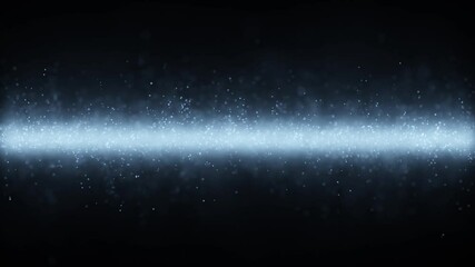 Wall Mural - Seamless looping bouncing blurred particles copy space animation background.