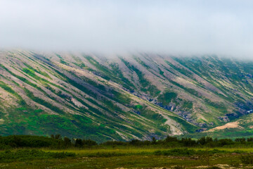 Poster - Eroded mountain side, Sjonarnipa (The Viewpoint), Skaftafell, Vatnajokull National Park, Iceland