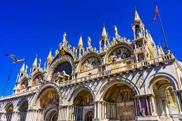 Sticker - Facade Saint Mark's Cathedral, Venice, Italy