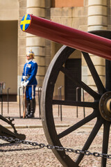 Poster - Sweden, Stockholm, Gamla Stan, Old Town, Royal Palace, Changing of the Guard ceremony