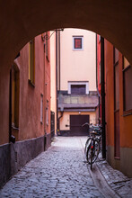 Sweden, Stockholm, Gamla Stan, Old Town, Royal Palace, Old Town Street