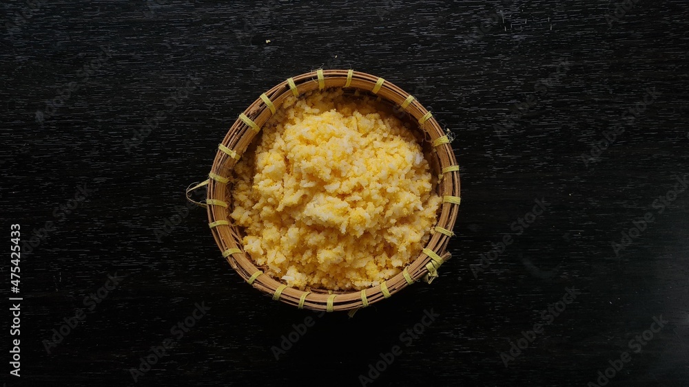 known by the name of corn rice (nasi jagung) which is a typical food of ...