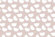 北欧風の白の不規則な半月模様の薄ピンク背景の壁紙
